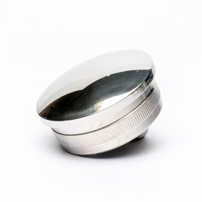 Radius End Cap Mirror Finished 48.3mm o/d (316) EasyFix Balustrades